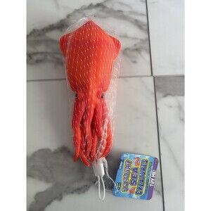 Crazy Fun Five Below Squish Sea Creatures RED/ORANGE